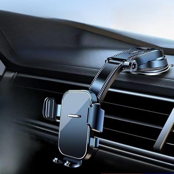 Adjustable Car Phone Mount Cradle for Suzuki Dzire- 2024,Adjustable Foldable Mount Phone Holder,Black and blue（A）