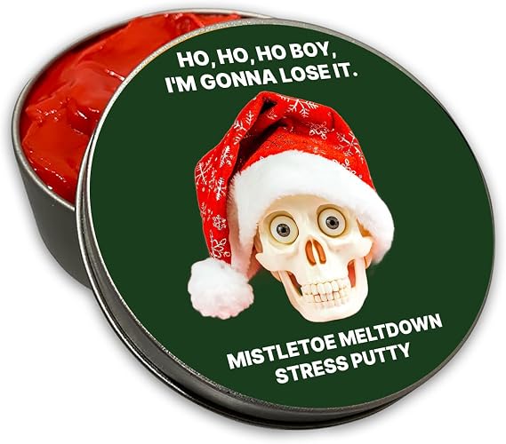 Gonna Lose It Christmas Stress Putty Holiday Therapy Dough for Moms Coworker Stocking Stuffers Women Men Fidget Toys Red