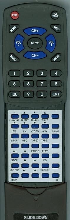 Replacement Remote Control for NAD NAD705