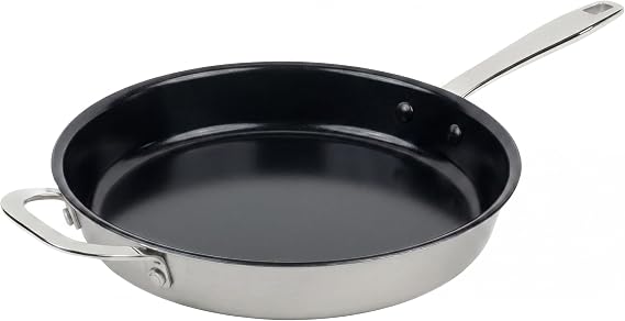 Alva Maestro 11-Inch Ceramic Coated Nonstick Stainless Steel Frying Pan
