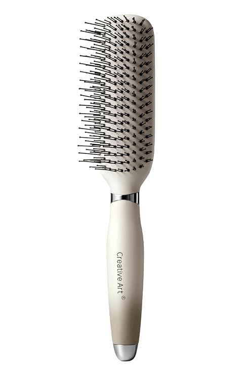 Hair Brush for Men, Detangling& Styling Hairbrush with Dual-Length Bristles