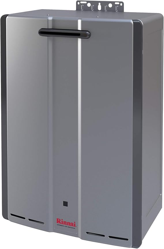 Rinnai RU160eN Condensing Tankless Hot Water Heater, 9 GPM, Natural Gas, Outdoor Installation
