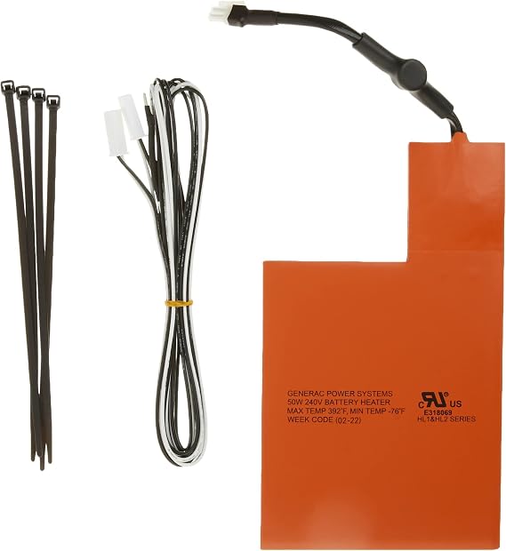 Generac 7101 Battery Heater Pad For 9kW22kW Air Cooled Standby Generators