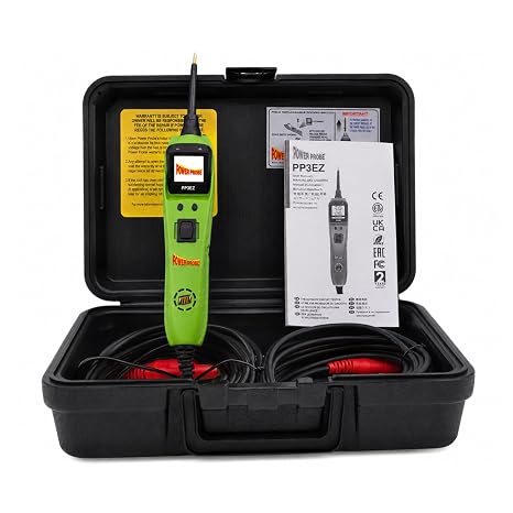 Power Probe 3EZ Circuit Tester with Case & Accessories (PP3EZGRNAS)