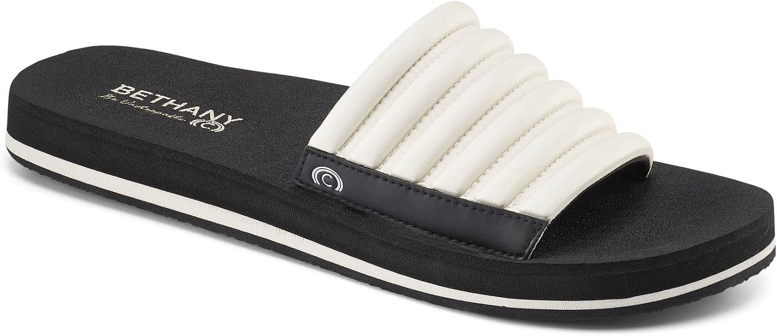 Cobian Women's Puka Cream Flip Flops, 9