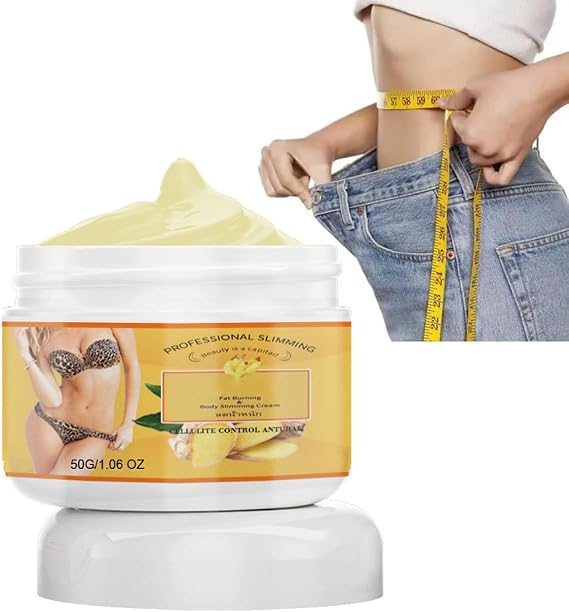 Ginger Fat Burning Cream Anti-cellulite Full Body Slimming Massaging Cream for Belly, Perfect for Cellulite, Soothing, Relaxing, Tightening & Slimming