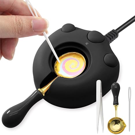 Electric Wax Warmer Black Seal Melter for Melting Beads and DIY