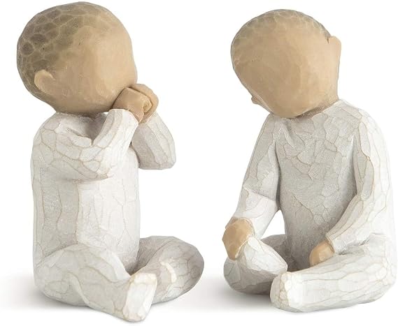 Willow Tree Two Together, Sculpted Hand-Painted Figures | Cast from a Susan Lordi Original Carving, Expression of Love and Caring, Display on Shelf, Table or Mantel, Fitted Gift Box