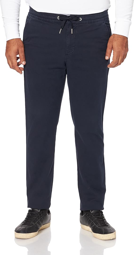 Armani Exchange Men's Drawstring Stretch Cotton Trousers