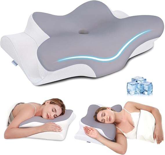 Cervical Neck Pillow, Ergonomic Memory Foam Pillow