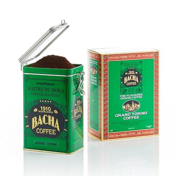 Bacha Coffee Grand Torino Ground Coffee - 350g Autograph Collection | Medium Roast, 100% Arabica Specialty Coffee, Fine Flavoured Ground Beans, Gift Box