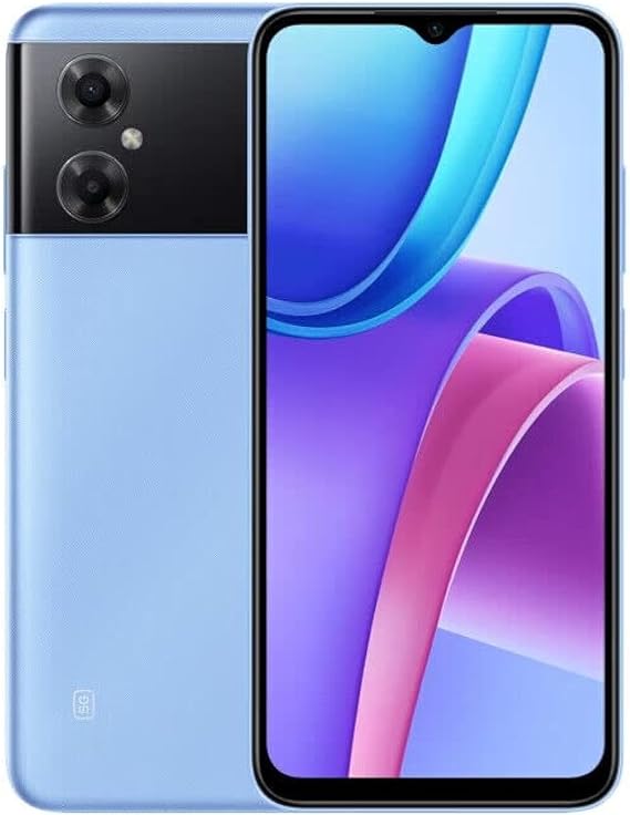 Xiaomi Redmi Note 11R 5G + 4G LTE (128GB+4GB) Dual Camera 6.58" (Only T-Mobile/Metro/Mint USA Market) (w/Fast Car Charger Bundle) (Polar Blue)