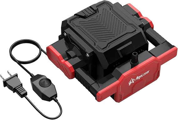AlgoLaser Air Assist for Laser Engraver, Air Assist Pump Kit | 30L/Min Adjustable Airflow, Remove Smoke and Dust, Clean Cutting Edge, Protect Laser Lens for Low-Noise Laser Engraving