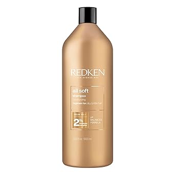 Redken All Soft Shampoo - Moisturizes & Hydrates Dry Hair, Softens & Adds Shine, With Argan Oil, Safe For Color-Treated Hair