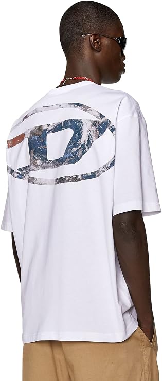 Diesel Men's T-Shirt Logo Oval D A110790CATM
