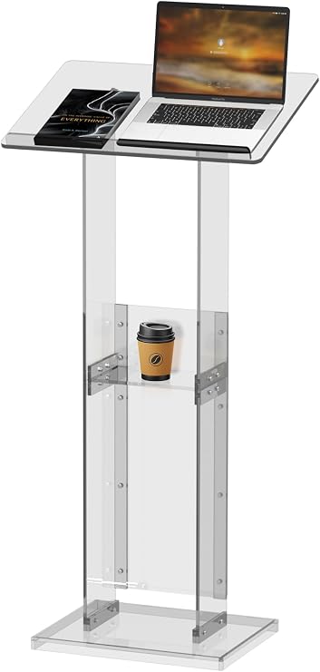 Acrylic Podium Stand Transparent（Clear）