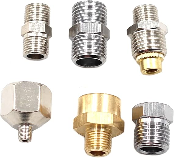 7 x Airbrush Hose Adapter for Compressor and Airbrush Gun