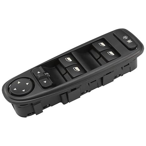 Effitnee C4 Power Window Control Switch Button, Left Window Control Panel 6554.YH for Citroen C4 Grand Picasso 96639383ZD