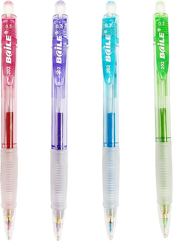 Baile Automatic Mechanical 0.5mm Led Pencils Eno 4 Colors Set