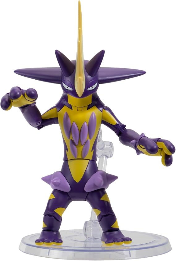 Pokemon Select Toxtricity (Amped) - 6-Inch Super-Articulated Figure with Over 15 Points of Articulation Select Series