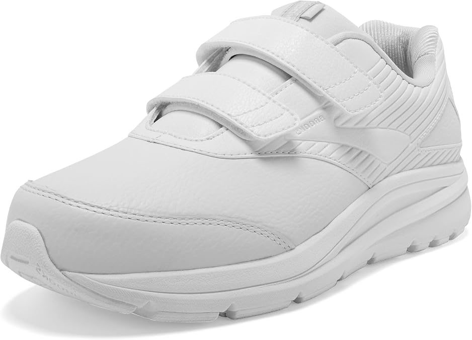 Brooks Addiction Walker V-Strap 2 White/White 8.5 EE