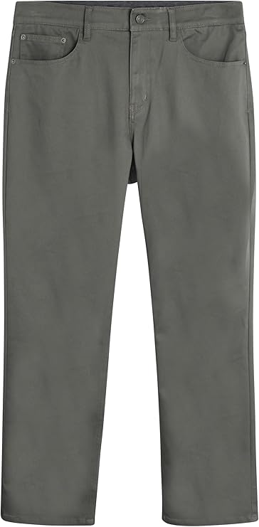 IZOD Men's Jeans - Regular Fit Comfort Stretch Knit Denim Jeans - Straight Leg Casual Pants for Men