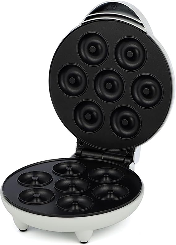 Household Donut Machine, Breakfast Machine, Cake Machine, Round Cake Machine, Bread Machine, Light Food Machine,White