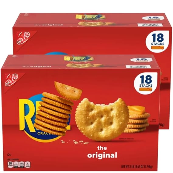 Original crackers, 61.65 Ounces, 18 Count (2 Pack)