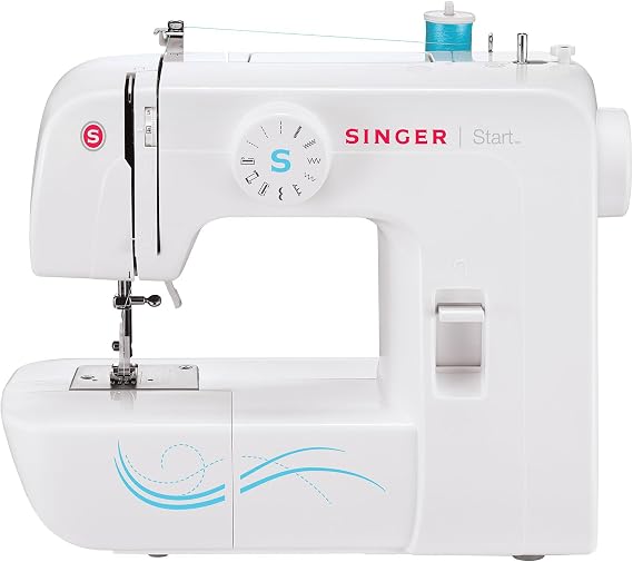 SINGER Start 1304 Portable Sewing Machine | Lightweight, Beginner-Friendly with 57 Stitch Applications, Automatic Bobbin Winding & 4-Step Buttonhole | Includes Accessory Kit