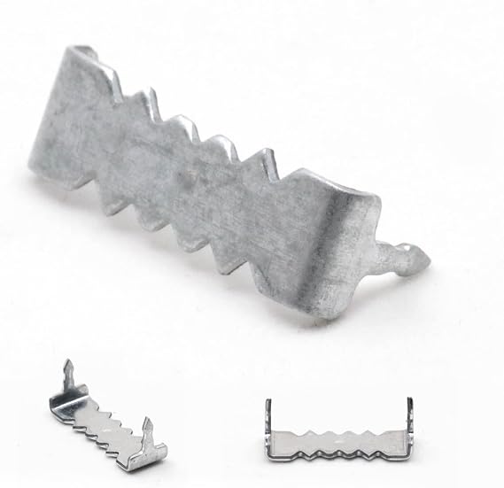 PHS Small Sawtooth Picture Hangers No Nail - 100 Pack, Supports 7 lbs - Picture Hanging Sawtooth Hangers - Frame Hooks for Drywall - Easy to Install Frame Hanging Hardware - Silver