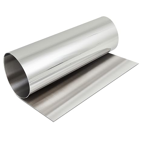 MorningRo 430 Stainless Steel Sheet Metal 48 x 48 Inches 24GA Metal Plates Panel #4 Brushed Finish Magnetic Mount Board Wall Food Truck Restaurant Kitchen Floor Trailer Garage Gym(1 Pack)