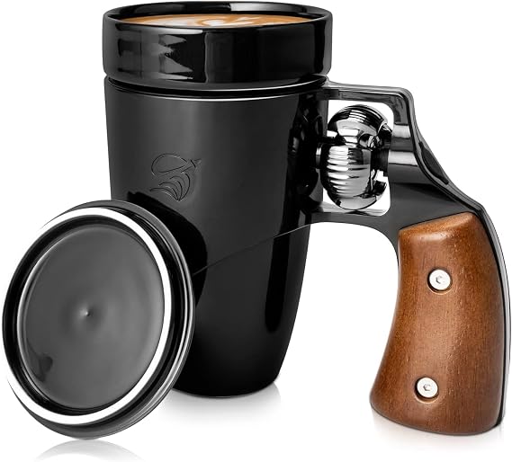 Pukomc Gun mug,Ceramic Coffee Mug,Fathers Day Dad Gifts