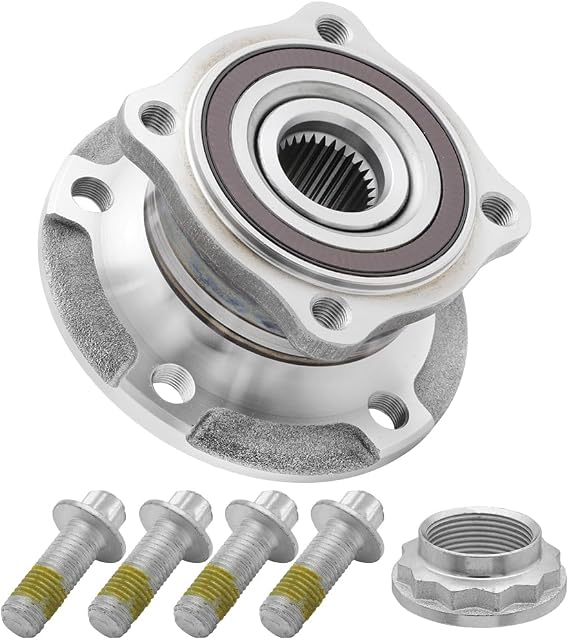 512511H - REAR Wheel Hub Bearing Assembly Repair Kit Compatible With [BMW] 5 Series, 6 Series, 7 Series, ActiveHybrid 5, ActiveHybrid 7, Alpina B6, Alpina B7 [See Description for Fitment]