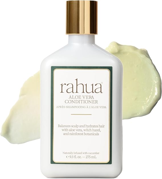 Rahua Aloe Vera Conditioner, Natural Hair Care, Sensitive Scalp Formula, All Hair Types, Lightweight Moisturising, With Aloe Vera & Cucumber Extract, 275ml