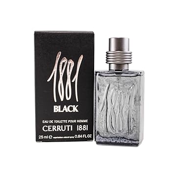 Nino Cerruti 1881 Black Eau De Toilette Spray 0.84 Oz./ 25 Ml for Men By 0.84 Fl Oz