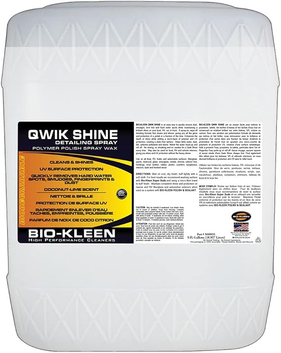 Bio-kleen Qwik Shine - 5 Gallon