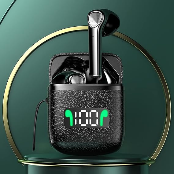 Wireless Headphones,Bluetooth Earphones,with Charging Case, in-Ear Hi-Fi Stereo,Touch Control,Wireless Earbuds for Android/iOS (Black S20)