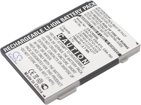 VINTRONS Replacement Battery for Siemens S65V, CV72, CXI65, M65, CTX65, CF75, CT66, S66