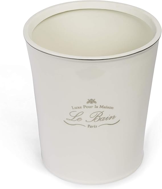 Kassatex - ALB-WB-W Le Bain, Waste Basket, White