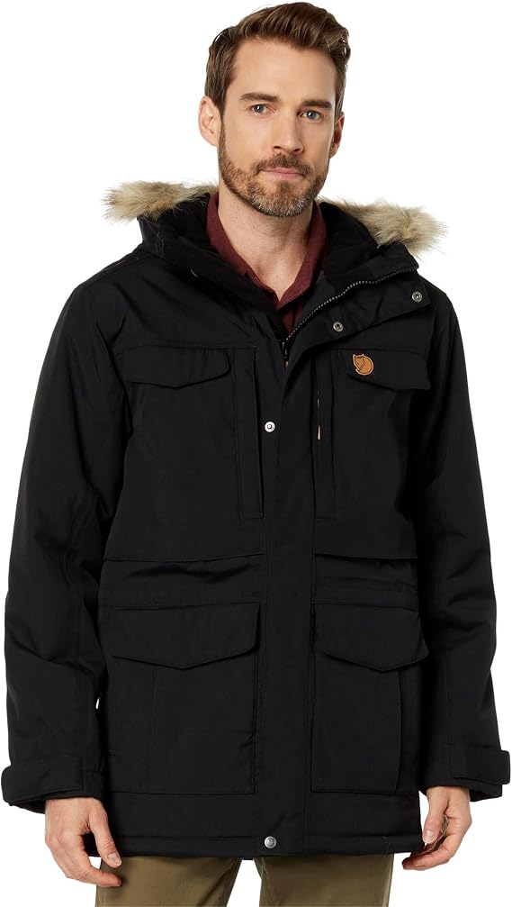 Fjallraven Nuuk Parka Men's Coat - Insulated Waterproof Durable Winter Jacket for Outdoor Wear