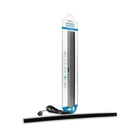 Tomee - Wired Sensor Bar for Nintendo Wii/Wii U Gaming Consoles, Includes Durable Stand