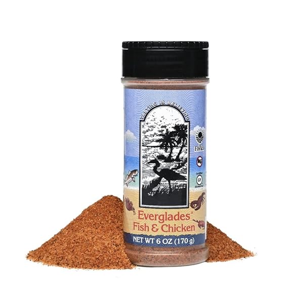 Everglades Fish & Chicken Seasoning - Seafood Seasoning for Poultry - 6 oz