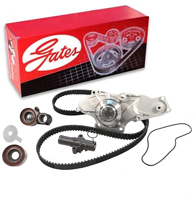 Gates PowerGrip Timing Belt Kit w Water Pump compatible with Honda Odyssey 3.5L V6 2005-2017