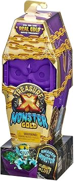 Treasure X Monsters Gold Single Pack Unboxing Toy with Slime and Spider Web Compound 13 Levels of Adventure Will You find Real Gold Treasure