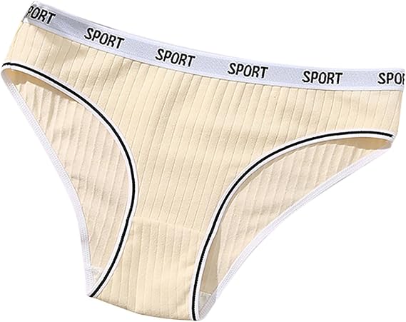 Please Charge Briefs for Women Funny Letter Print Graphic Panties Cartoon Stretch Soft Seamless Thongs Underwear