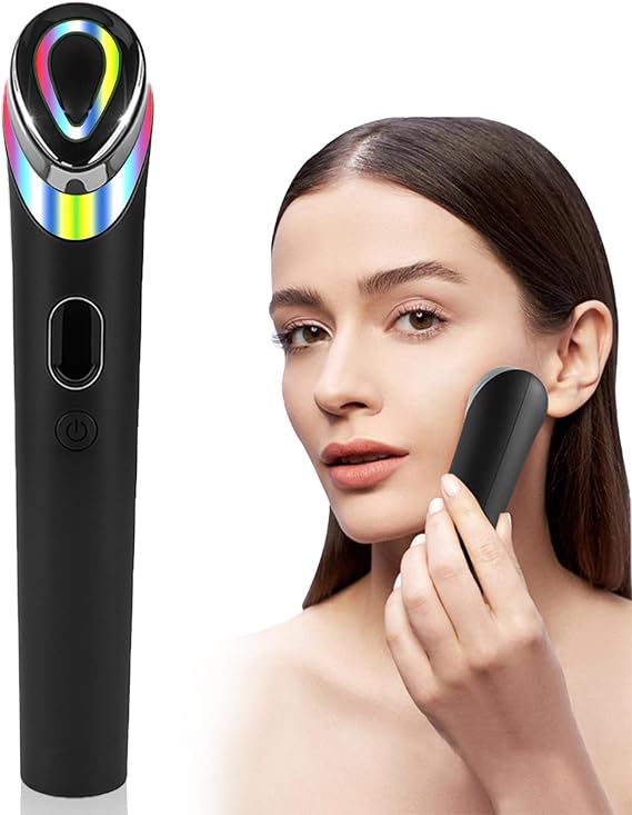 7 Colors EMS Microcurrent Facial Massager Anti Wrinkle Lift Device Home Use Beauty Tool for Skin Care & Rejuvenation Tool, Improve Various Skin Problems