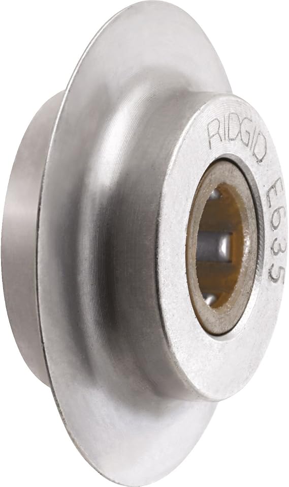 RIDGID 29973 Model E635 Replacement Wheel for Model 35S and Model 65S Stainless Steel Tubing Cutters, X-CEL Quick Change Replacement Pipe Cutter Blade with Bearings