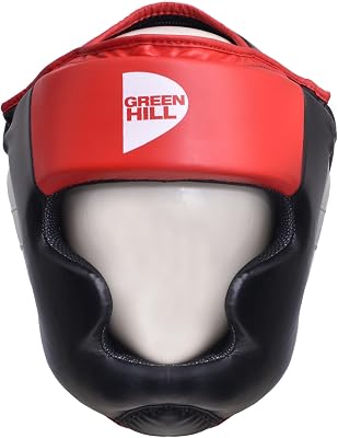Boxing Headgear for Men and Women MMA Headgear Muay Thai Head Gear Sparring Gear, Professional Training Headgear Head Guard Poise from Green Hill