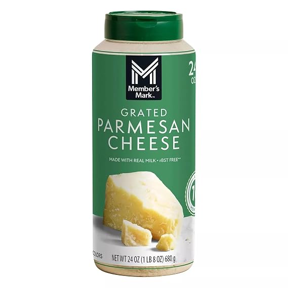Grated Parmesan Cheese, 24 Ounces, Real Milk