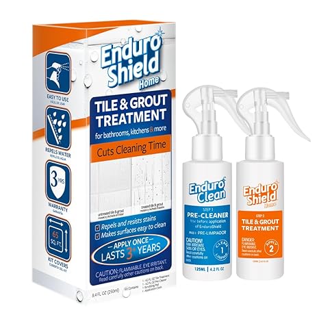 EnduroShield Tile & Grout Treatment Kit for Floors & Showers - 4.2 oz